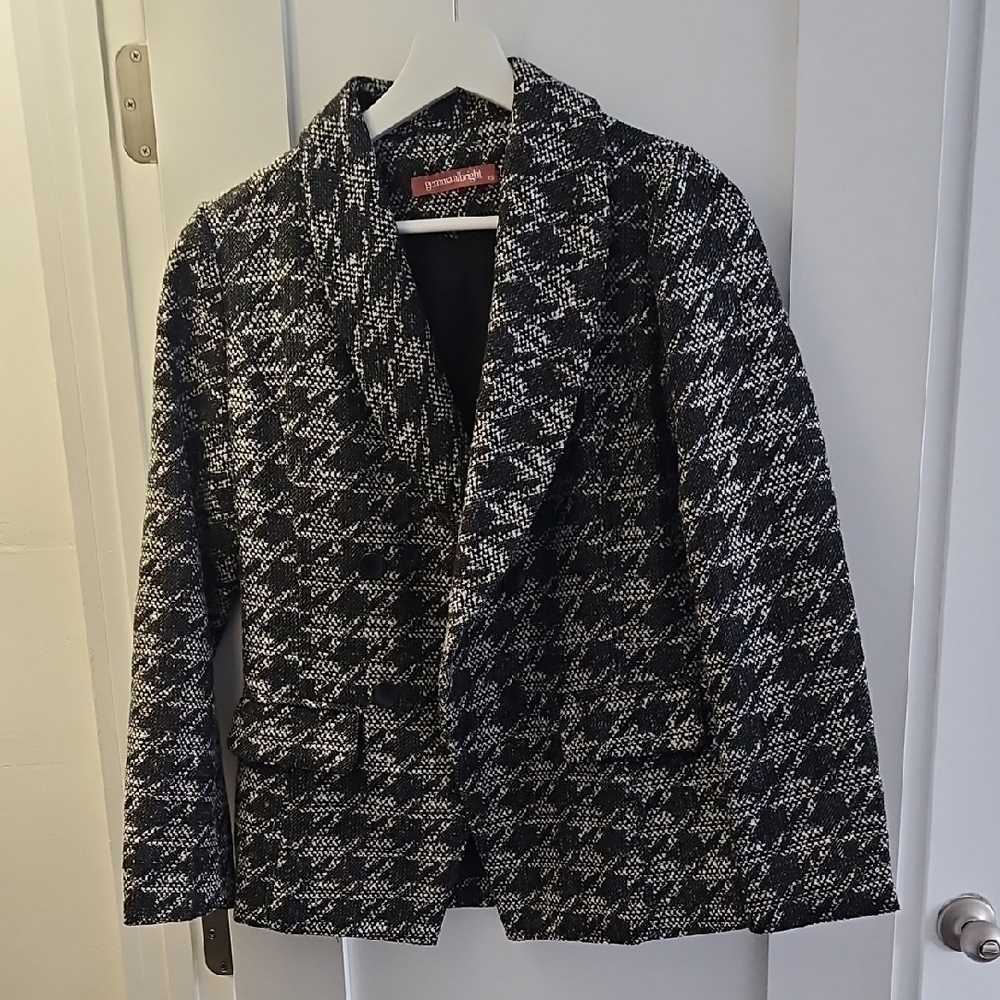 Black and White Women's Blazer